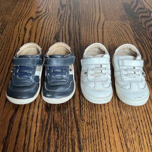 Old Sole Boys Play Ground Leather Sneaker Bundle (Size EU 24 US 7)